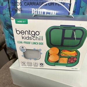 Bentgo kids prints 2 in 1 backpack and insulated lunch bag/Kids Chill Lunch Box